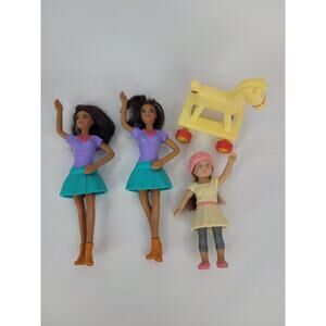 McDonalds Happy Meal Toys American Girl Isabelle, Toy Horse, Barbie 4 Pieces
